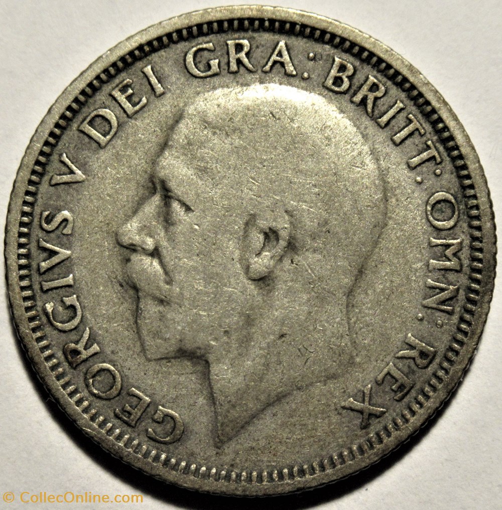 George V - One Shilling 1928 - Great Britain 2 monnaies monde royaume uni george v one shilling 1928 great britain