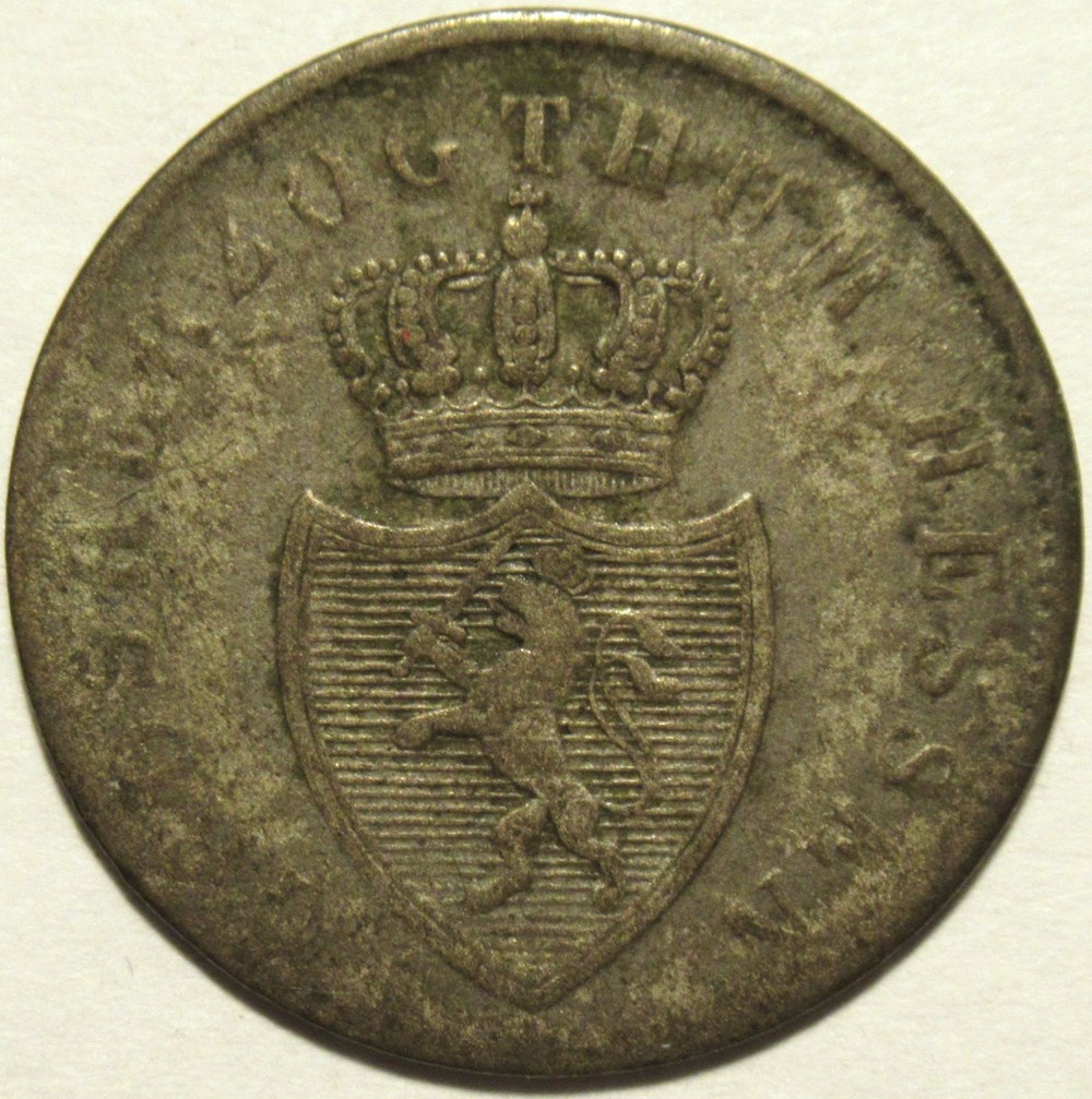 Ludwig II - 6 Kreuzer 1836 - Grand Duchy Hesse-Darmstadt monnaies monde allemagne ludwig ii 6 kreuzer 1836 grand duchy hesse darmstadt