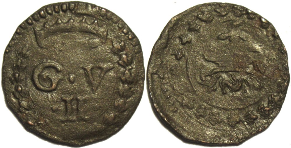 monnaies europe medievale c 1538 quattrino guidobaldo ii della rovere ducato urbino