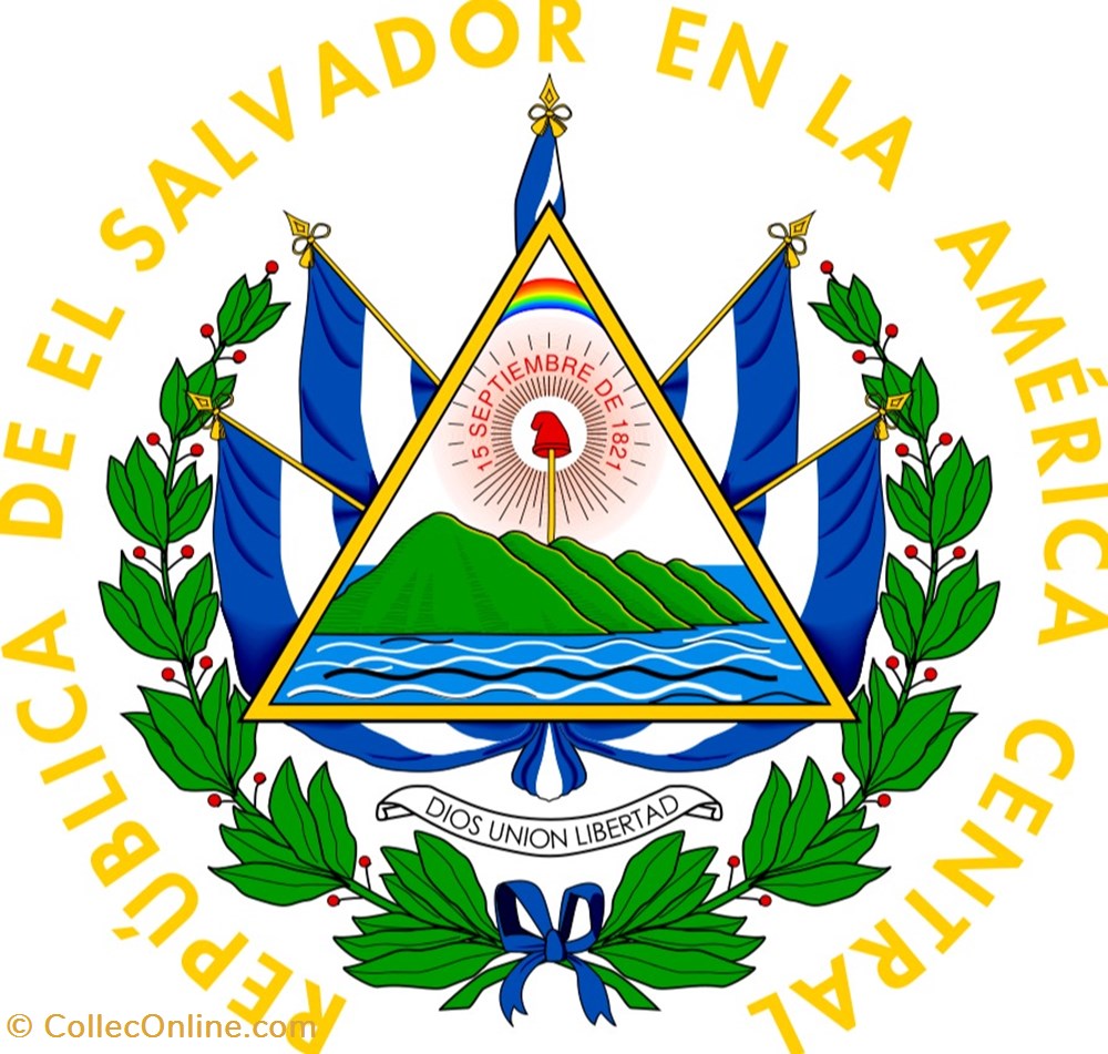 EL SALVADOR - Bookmark monnaies monde uruguay el salvador bookmark