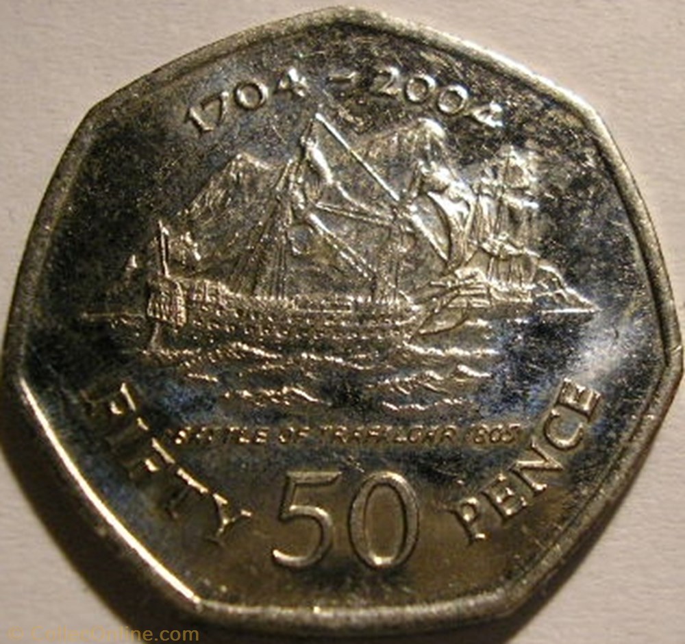 Elizabeth II - 50 Pence 2004 - Gibraltar monnaie monde elizabeth ii 50 pence 2004 gibraltar