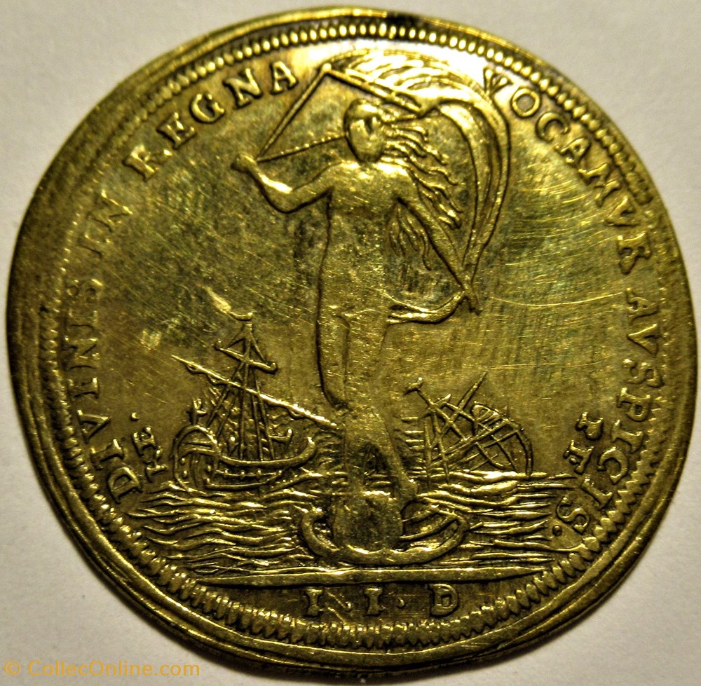 ca.1718 Louis XV - Rechenpfennig "sous les Auspices de La Fortune" 3 monnaies jetons mereaux ca 1718 louis xv rechenpfennig sous les auspices de la fortune