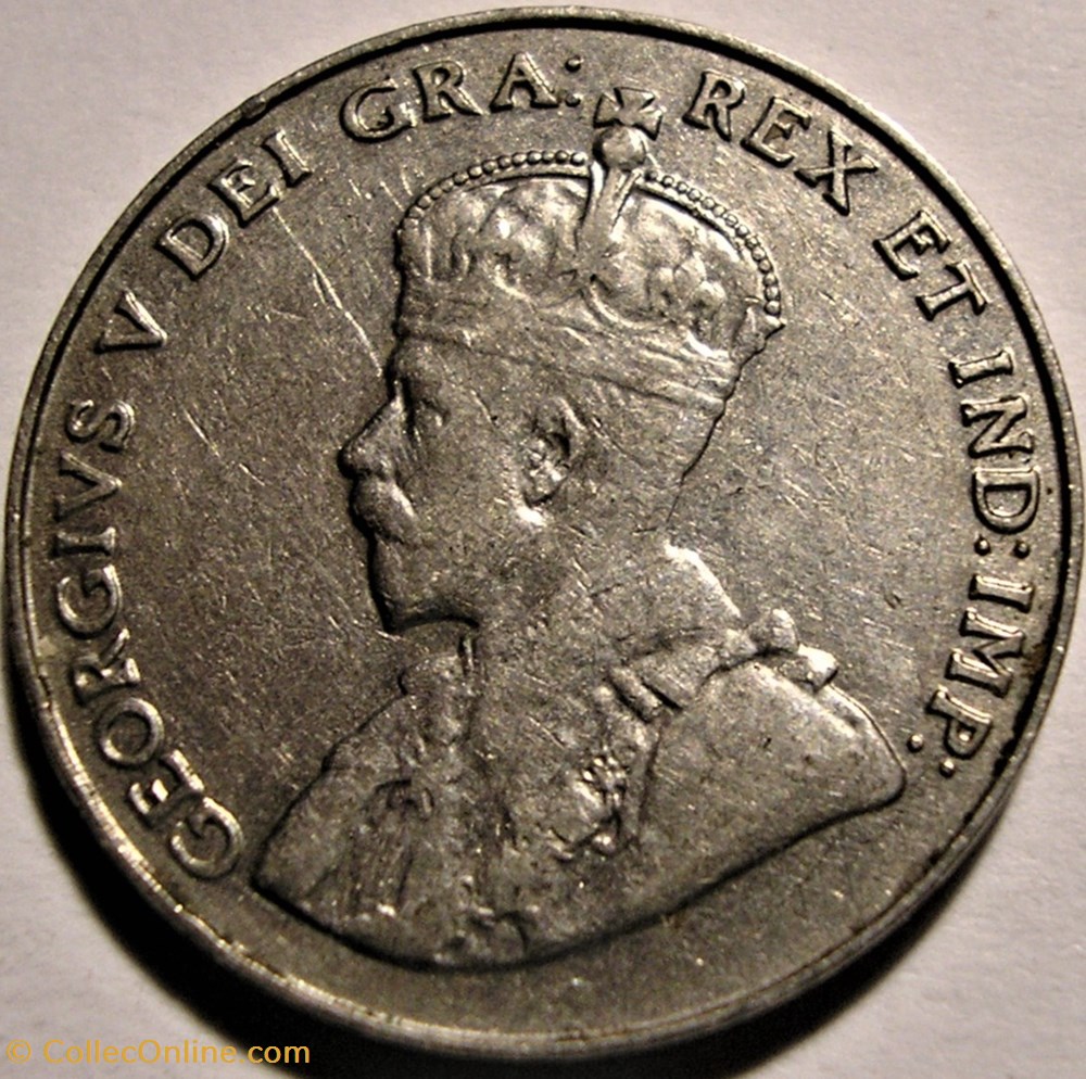 monnaie monde canadum george v 5 cents 1932