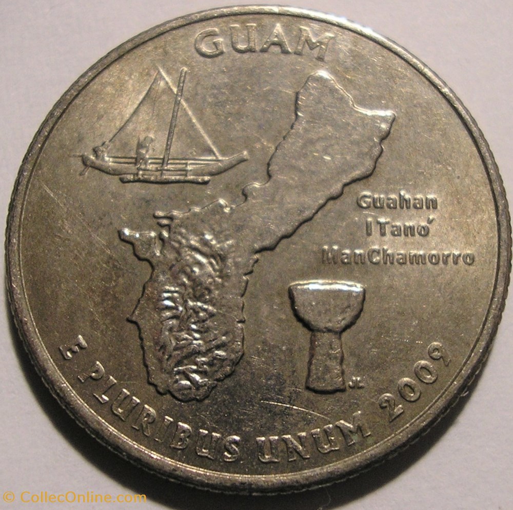 2009 D Quarter Dollar - Guam Islands monnaie monde etat uni 2009 d quarter dollar guam islands