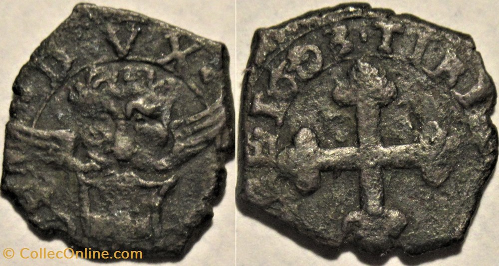 1603 Duché de Savoie, 1/2 Grosso du Piémont, Torino - Carlo Emanuele I monnaies europe medievale france feodales 1603 duche de savoie 1 2 grosso du piemont torino carlo emanuele i