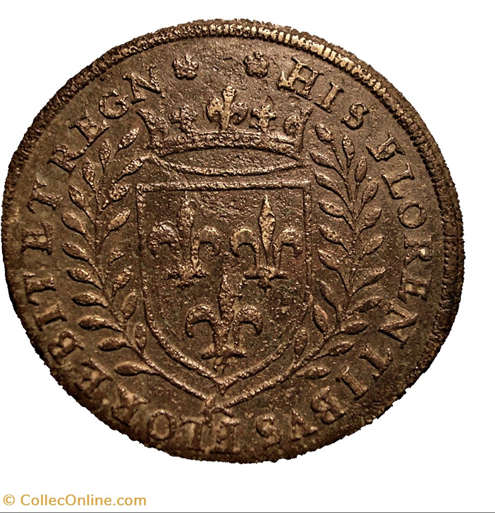 Henri III ou IV - Gallia Fortit - Jeton de Nuremberg 3 monnaies paranumismatique jetons poids henri iii ou iv gallia fortit jeton de nuremberg