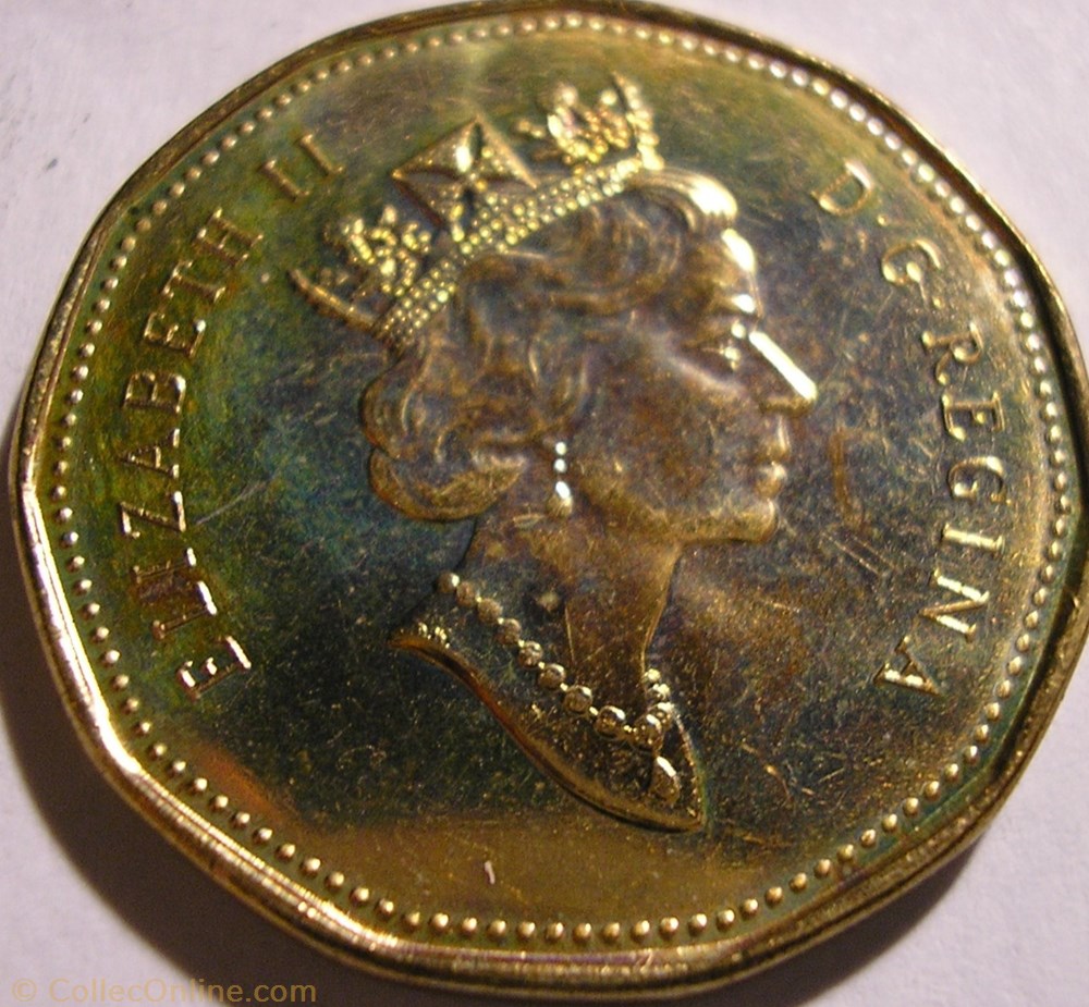 Elizabeth II - One Dollar 1994 monnaies monde canada elizabeth ii one dollar 1994