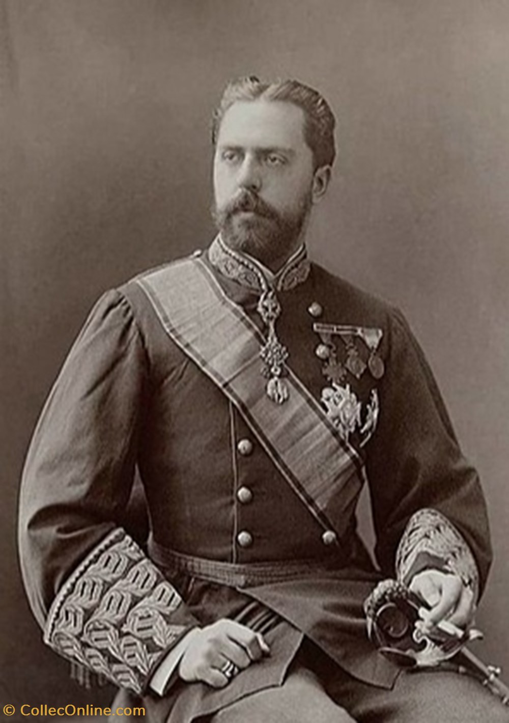 Don Carlos de Borbón (1868-1909), Pretendiente Carlista - Marque-Page monnaies monde espagne don carlos de borbon 1868 1909 pretendiente carlista marque page