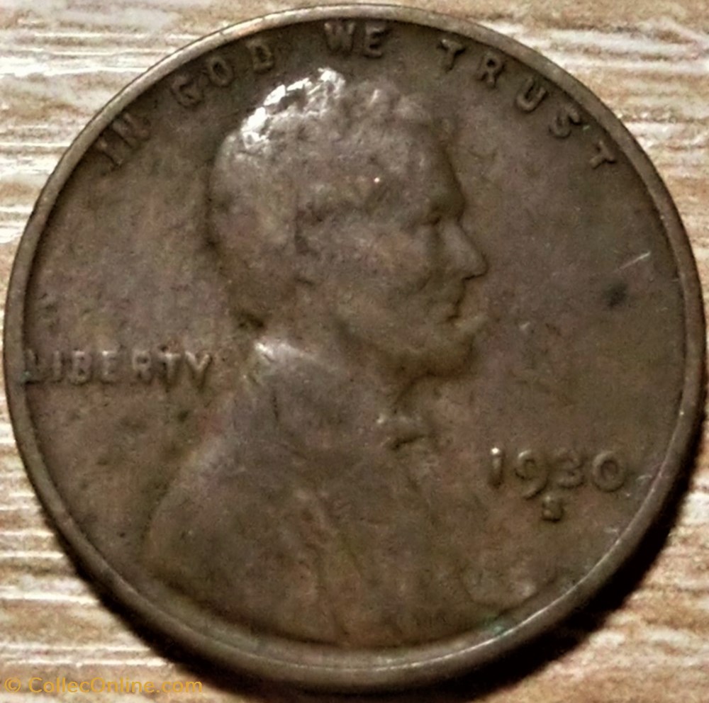 1930 S One Cent monnaies monde etats unis 1930 s one cent