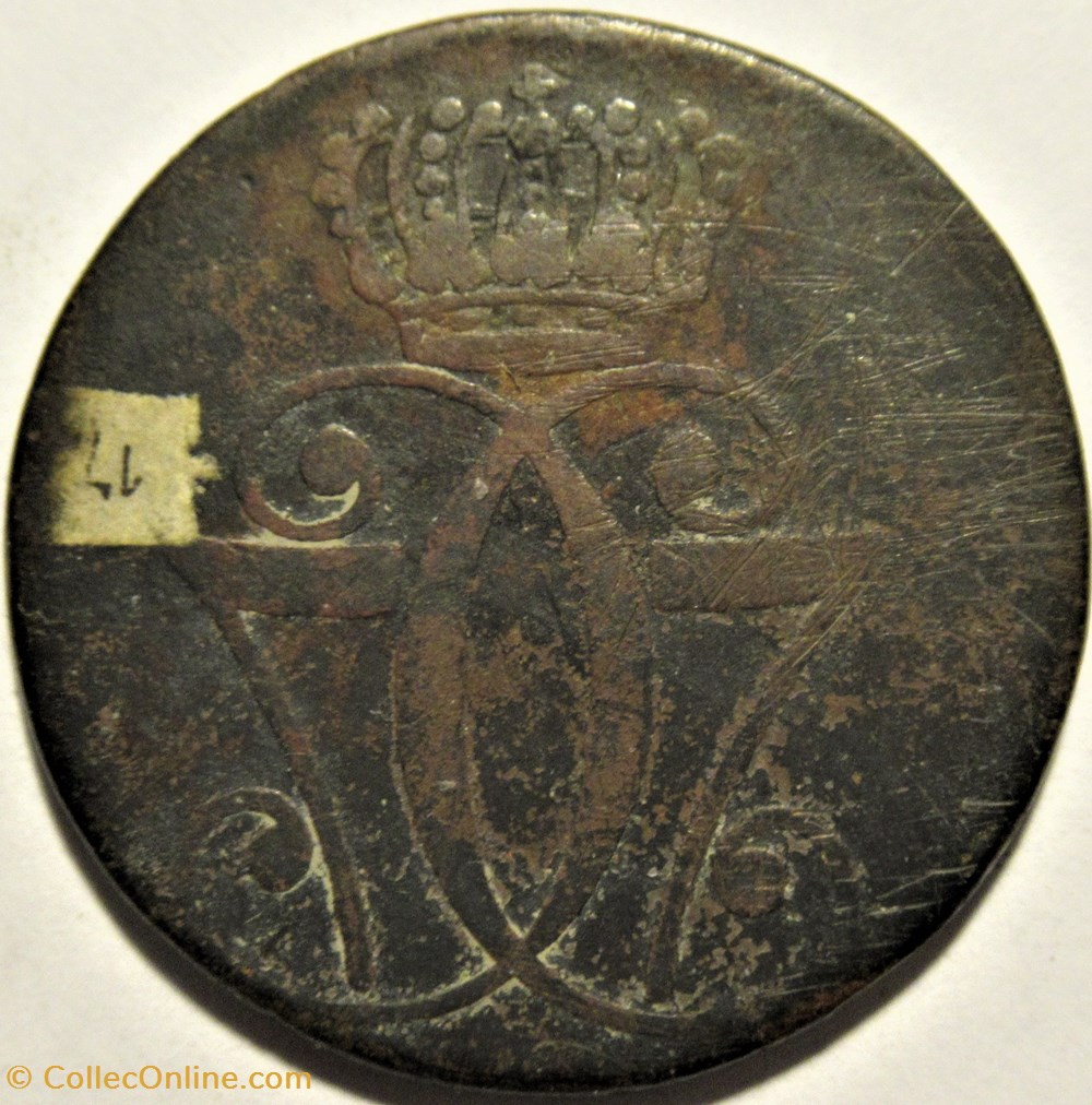 Christian VII of Norway - 1 Skilling Danske 1771 2 monnaies monde norvege christian vii of norway 1 skilling danske 1771
