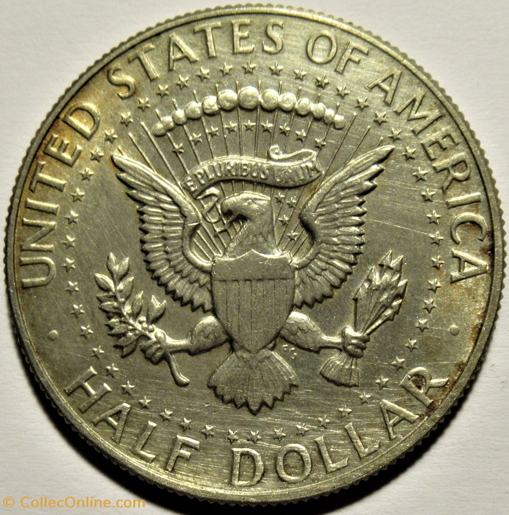 1965 Denver Half Dollar 2 monnaies monde etats unis 1965 denver half dollar