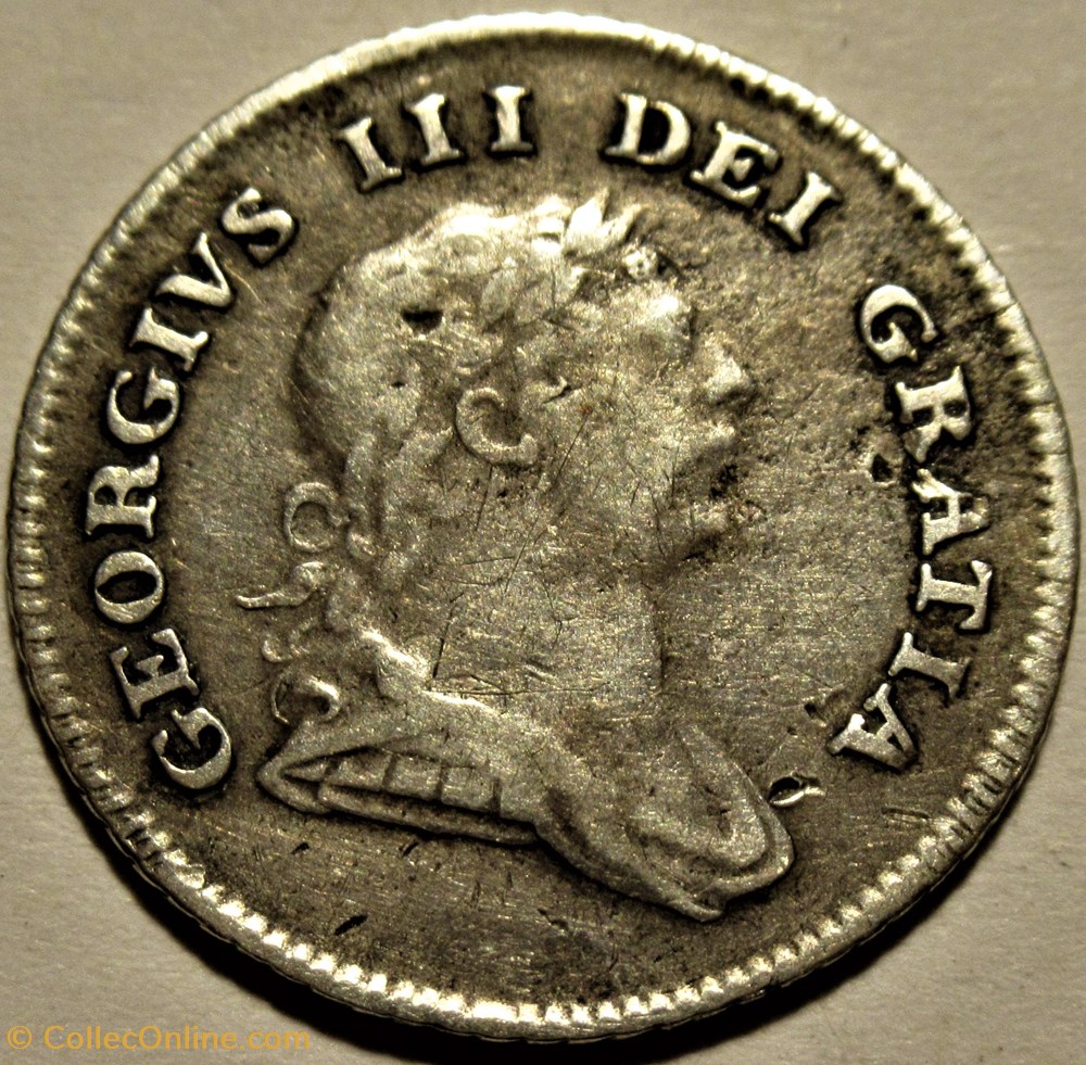 monnaies monde royaume uni george iii 5 pence 1806 overdate bank of ireland token