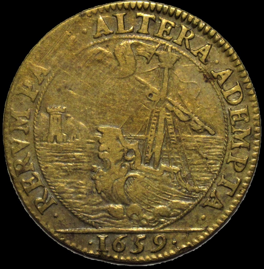 Louis XIV - 1659 Jeton - Prise provisoire de Dunkerque monnaies paranumismatique jetons poids louis xiv 1659 jeton prise provisoire de dunkerque