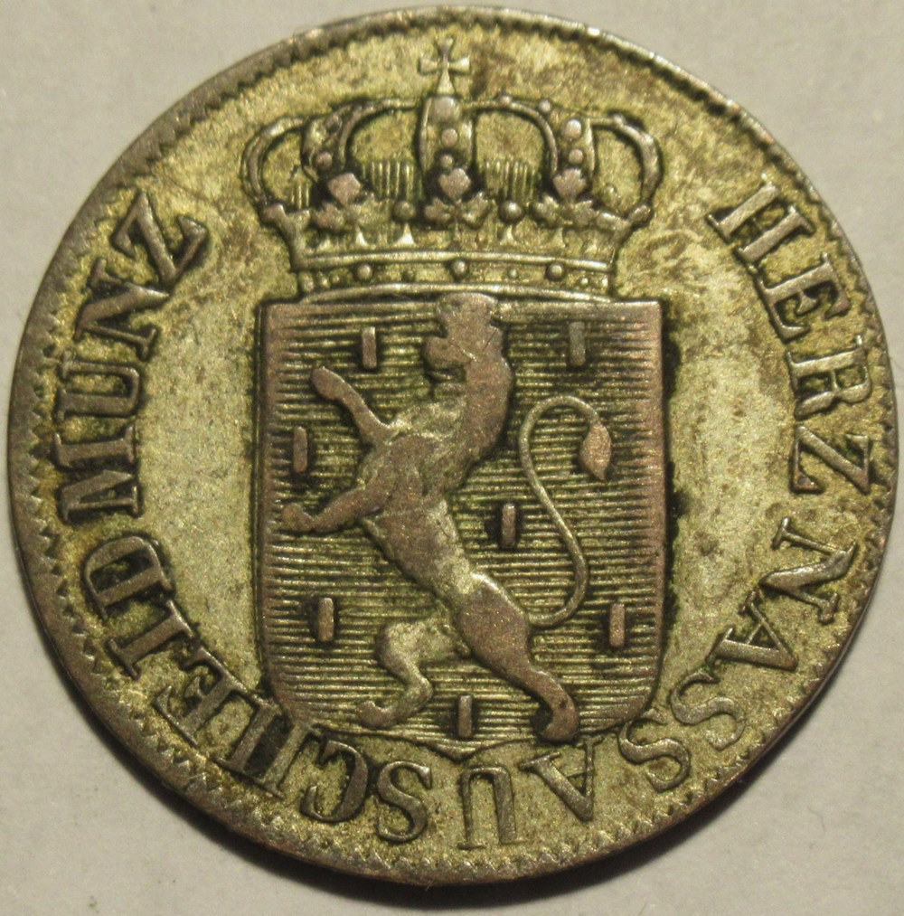 Wilhelm - 6 Kreuzer 1827 - Duchy of Nassau monnaies europe medievale saint empire romain germanique wilhelm 6 kreuzer 1827 duchy of nassau