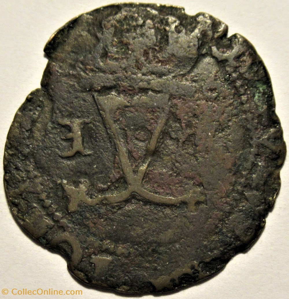 ca. 1506-1516 Santo Domingo, 4 Maravedis - Juana y Carlos 2 monnaies colonies espagnoles ca 1506 1516 santo domingo 4 maravedis juana y carlos