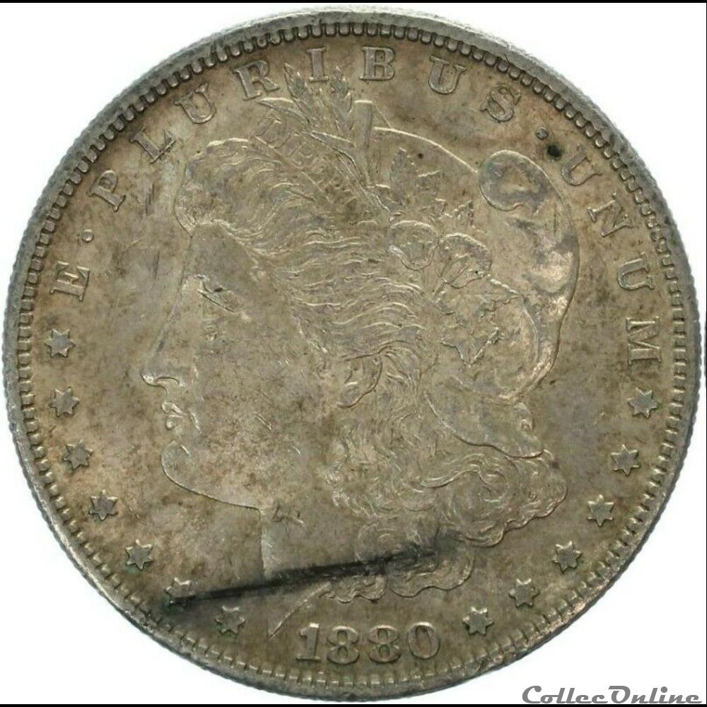 1880 San Francisco Dollar 3 monnaie monde etat uni 1880 san francisco dollar