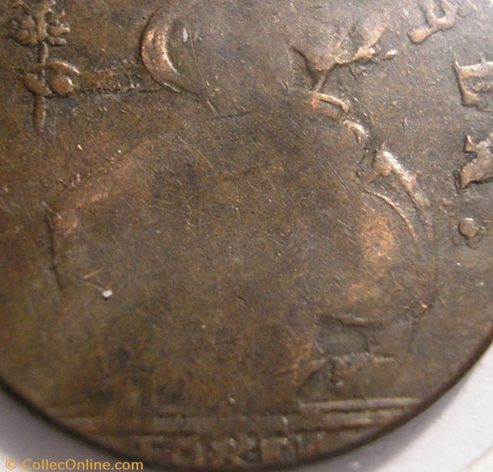 1776's George Sussex - Bater Sea Token 4 monnaies monde royaume uni 1776 s george sussex bater sea token