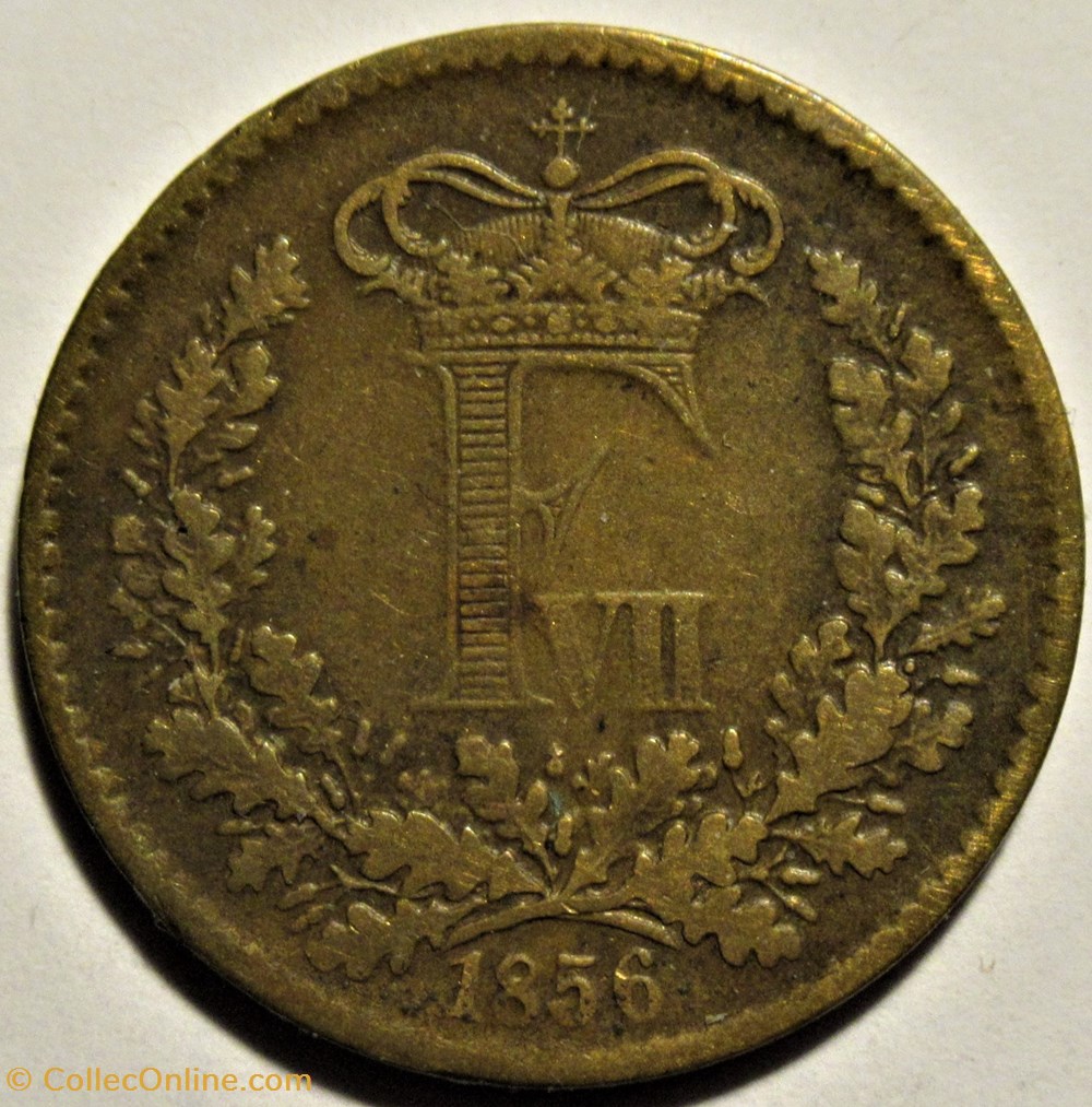 monnaies monde danemark frederik vii denmark 1 skilling rigsm nt 1856