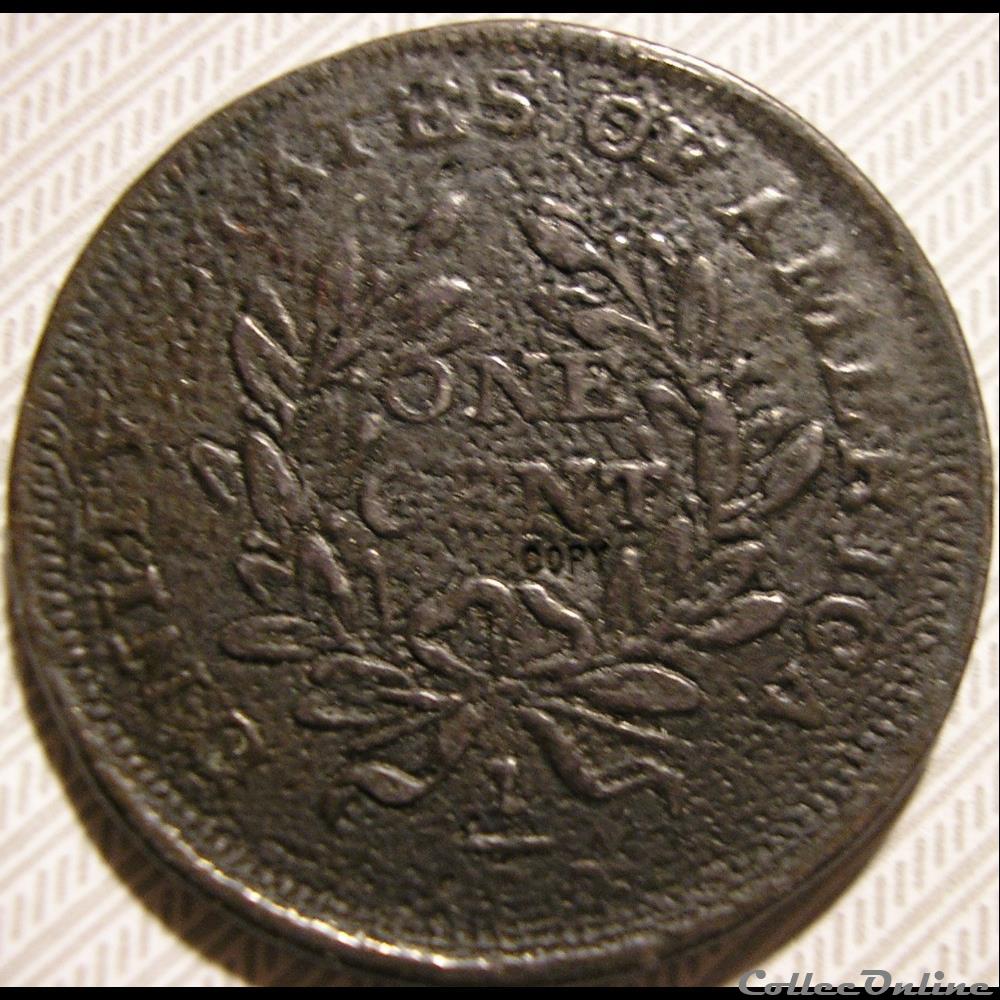 1783 Cent Washington - Post-1776 Coin 2 monnaie monde etat uni 1783 cent washington post 1776 coin