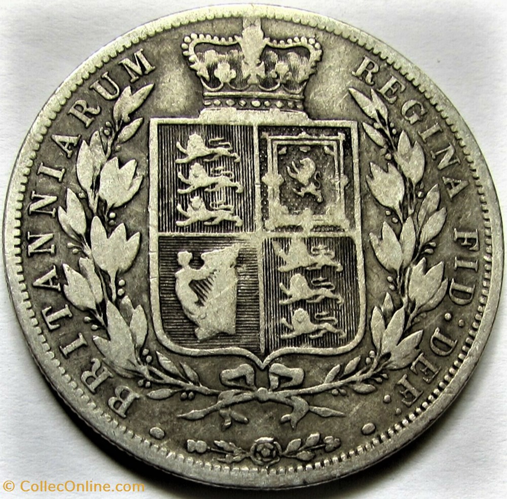 Victoria - Half Crown, 1883 - Kingdom of Great Britain 3 monnaies monde royaume uni victoria half crown 1883 kingdom of great britain