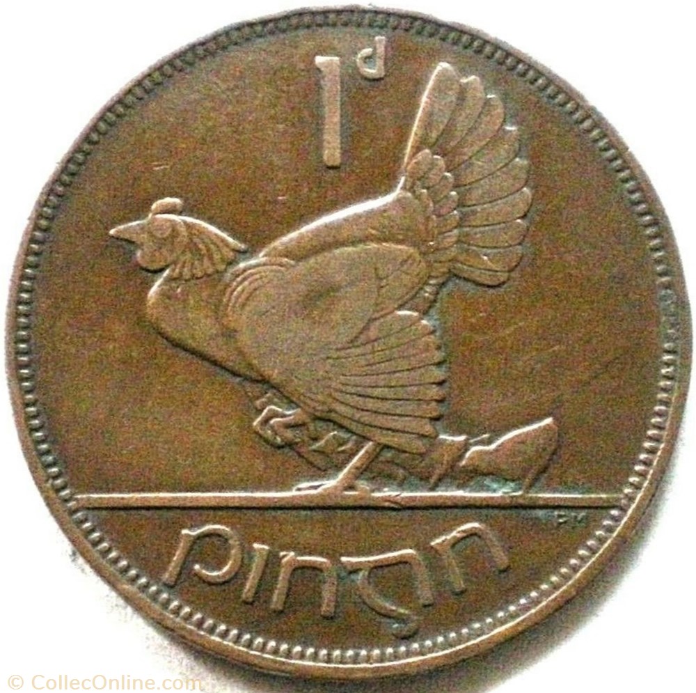 1 Pingin / 1 Penny 1928 monnaie monde irlande 1 pingin 1 penny 1928