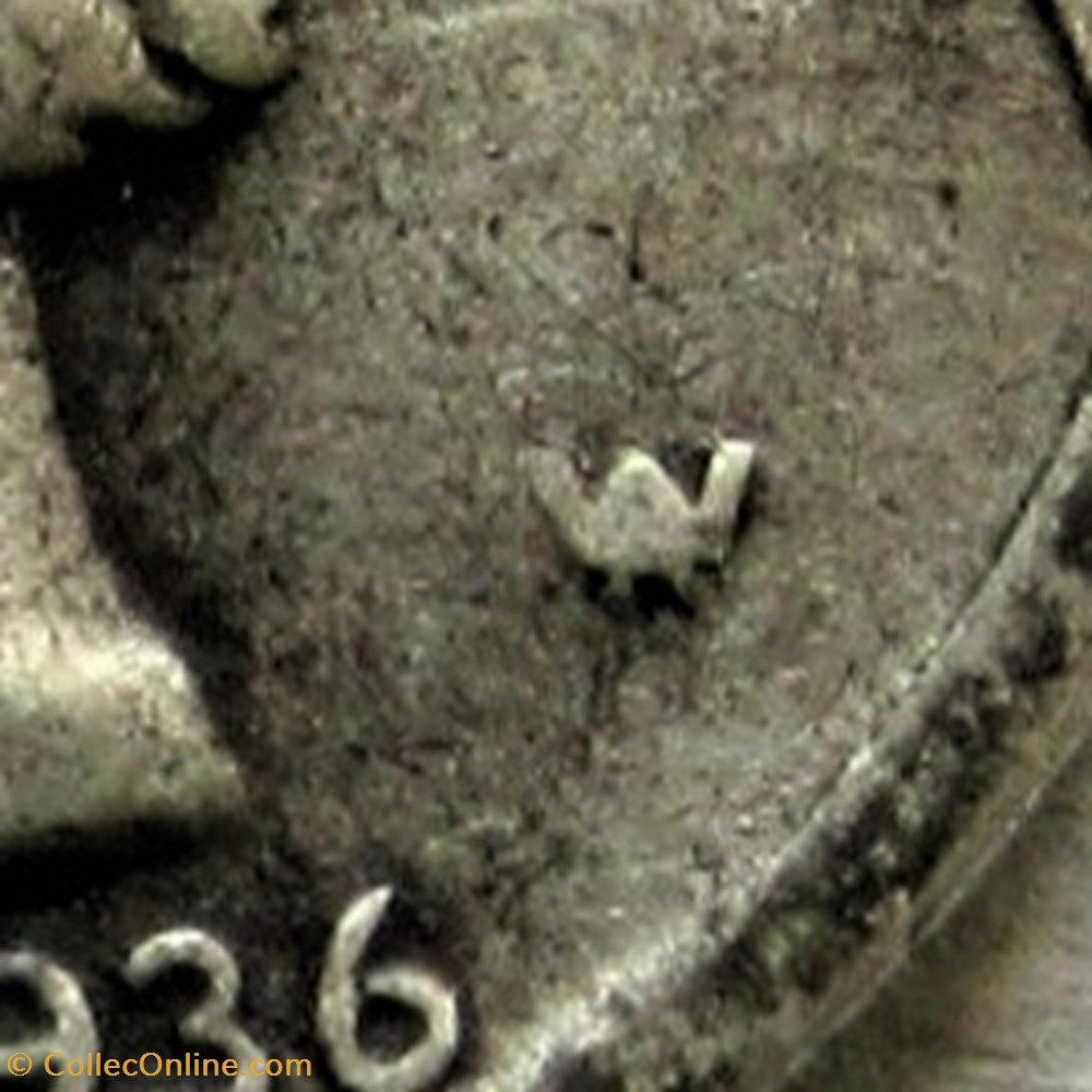 monnaies monde etats unis 1936 dime double die