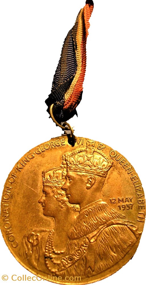 George VI & Elizabeth - 1937 Coronation Medal, Royal Town of Sutton Coldfield - UK 4 medaille royaume uni george vi elizabeth 1937 coronation medal royal town of sutton coldfield uk
