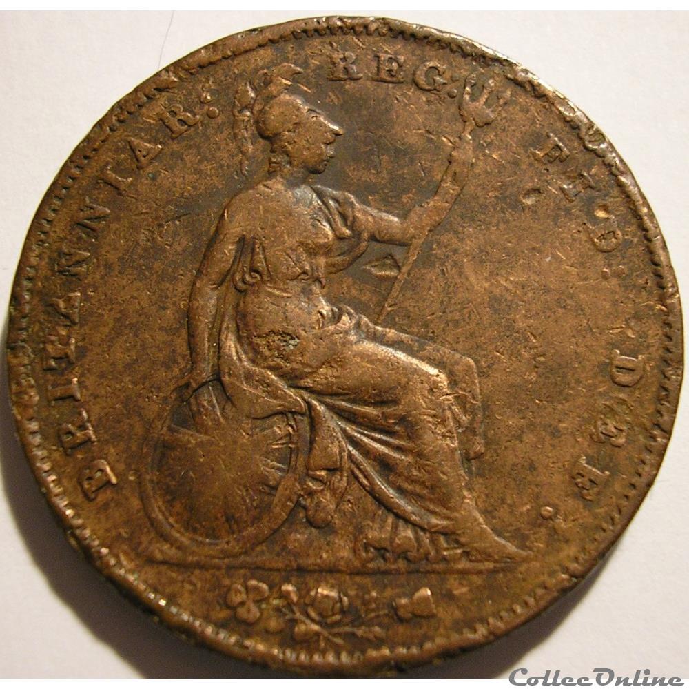 Victoria - One Penny 1858 - Kingdom of Great Britain monnaies monde royaume uni victoria one penny 1858 kingdom of great britain