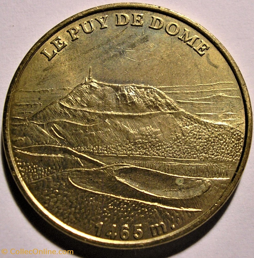 mereaux puy de dome jeton touristique monnaie de paris 1998