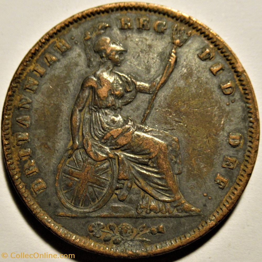 Victoria - One Penny 1841 - Kingdom of Great Britain monnaies monde royaume uni victoria one penny 1841 kingdom of great britain