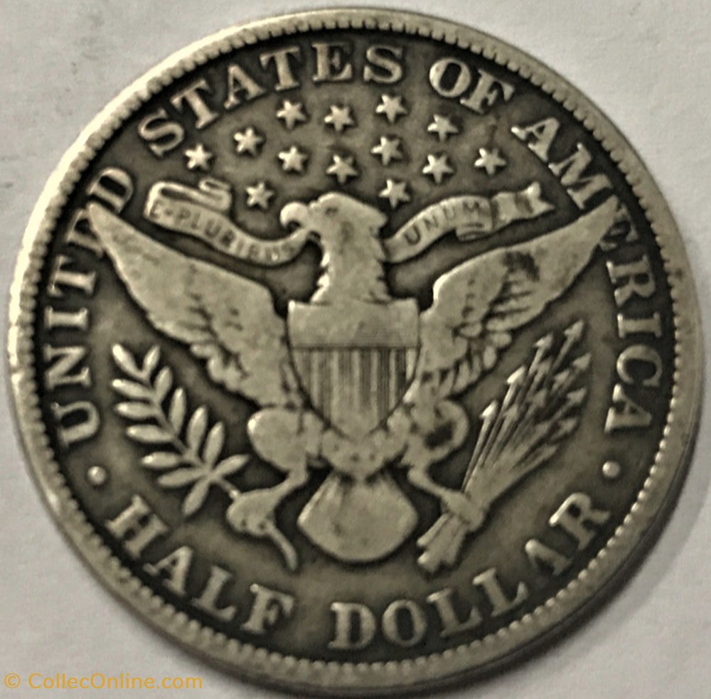 monnaies monde etats unis 1906 half dollar