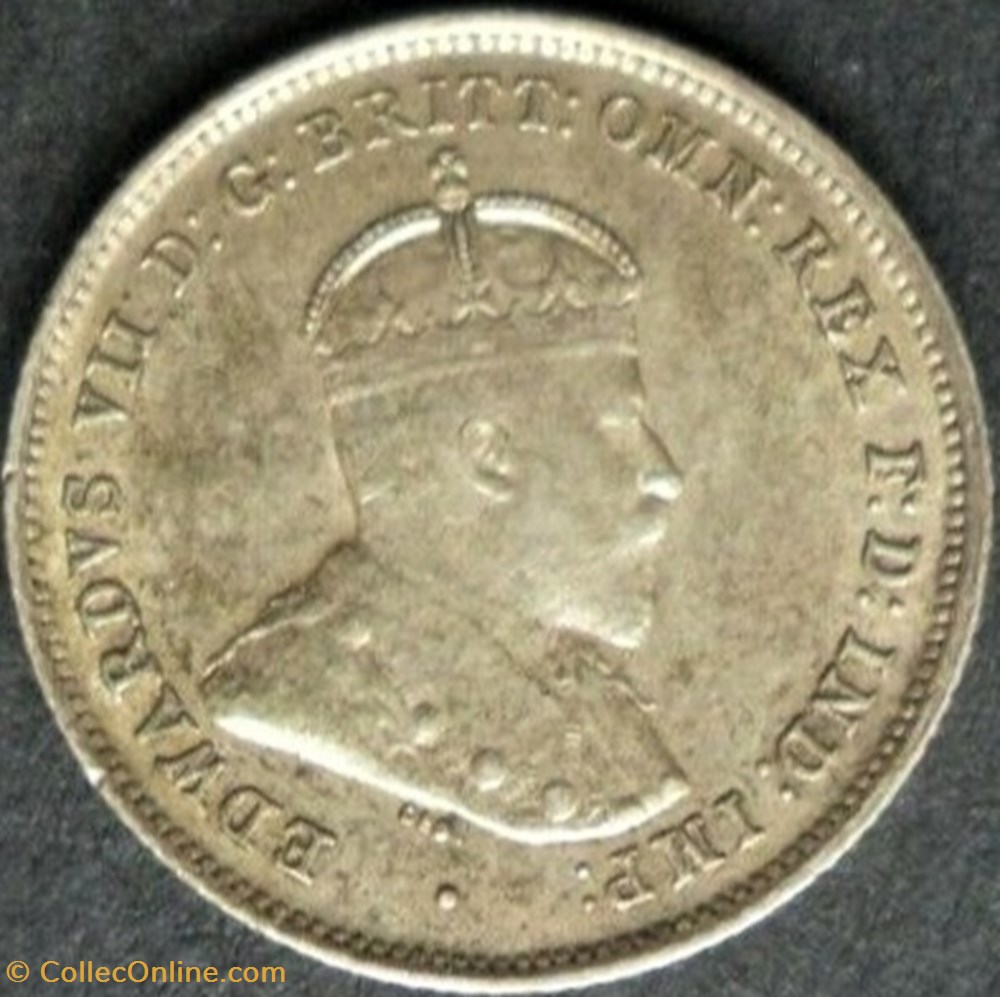 Edward VII - 6 Pence 1910 - Australia monnaie monde australie edward vii 6 pence 1910 australia