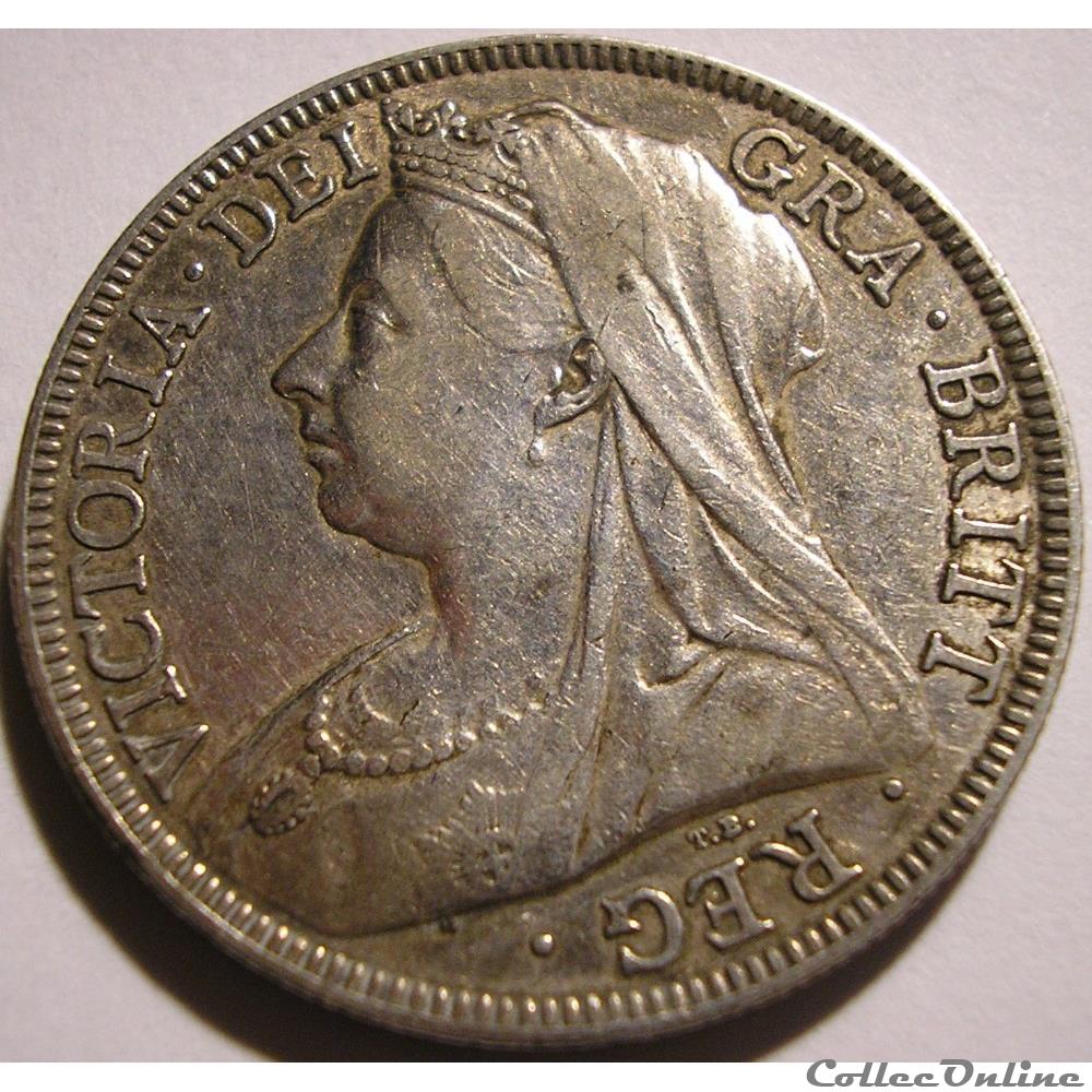 Victoria - Half Crown 1896 - Kingdom of Great Britain 3 monnaies monde royaume uni victoria half crown 1896 kingdom of great britain