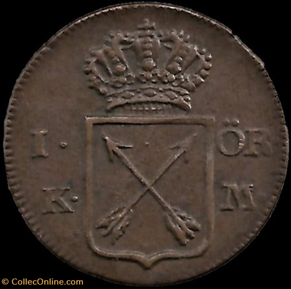 Sweden - Gustav III - 1 Öre Kopparmynt 1778 monnaies monde suede sweden gustav iii 1 ore kopparmynt 1778