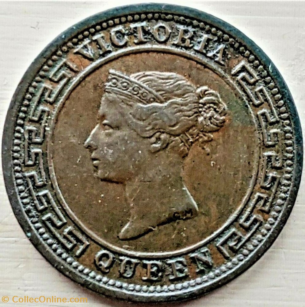 Victoria - Half Cent 1870 - Ceylon monnaie monde sri lanka victoria half cent 1870 ceylon