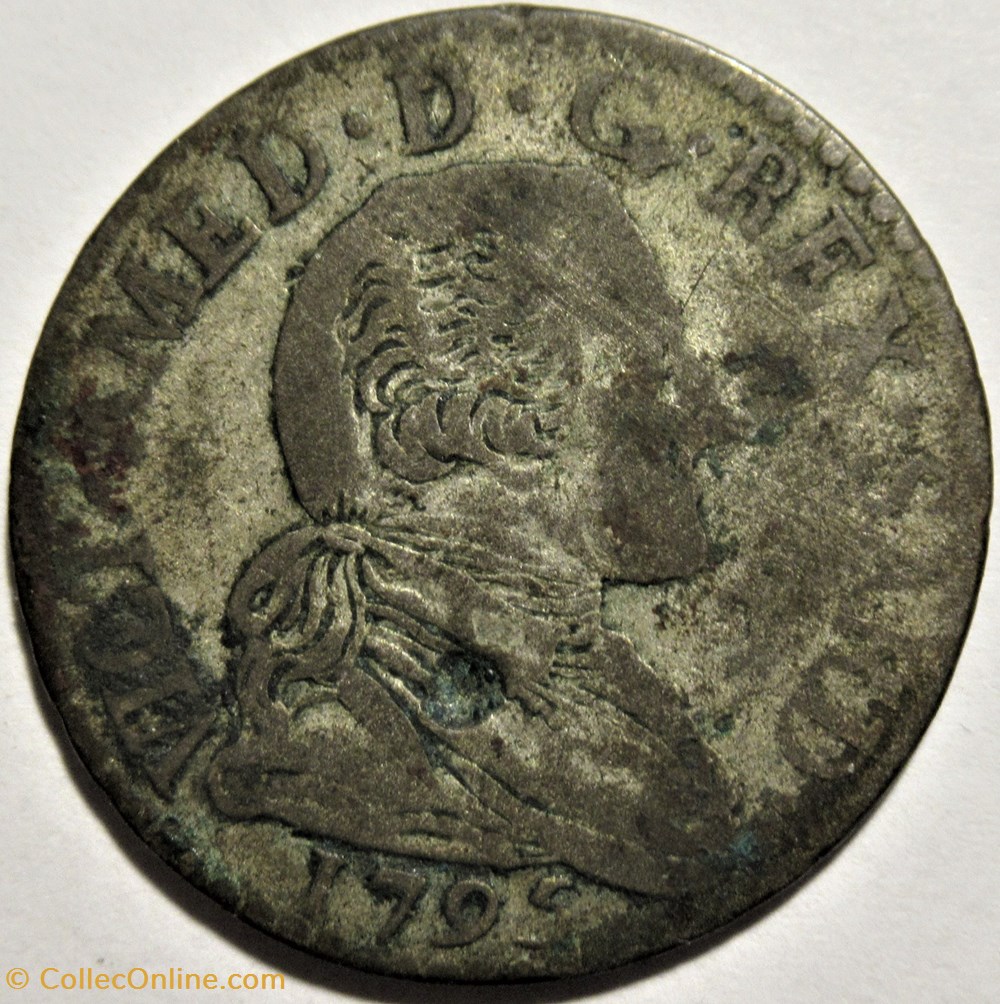 1795 Royaume de Sardaigne, 20 Soldi - Victor-Amédée III de Savoie (ex.2) 2 monnaies monde italie 1795 royaume de sardaigne 20 soldi victor amedee iii de savoie ex 2