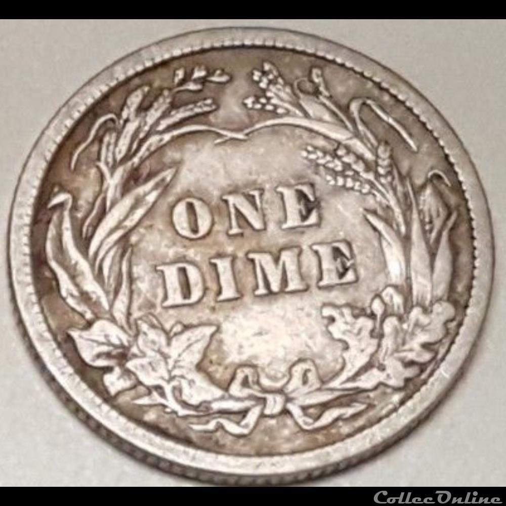 1908 Dime monnaies monde etats unis 1908 dime