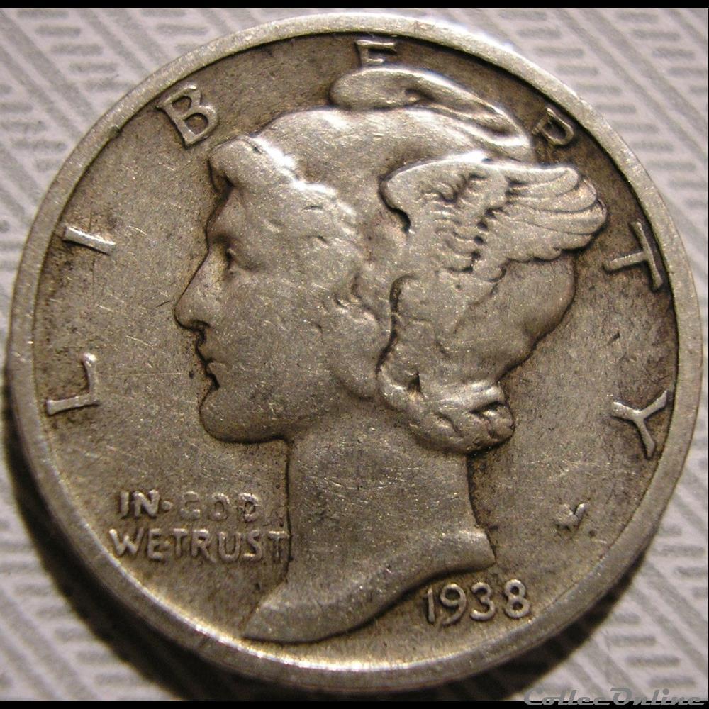1938 San Francisco Dime monnaies monde etats unis 1938 san francisco dime