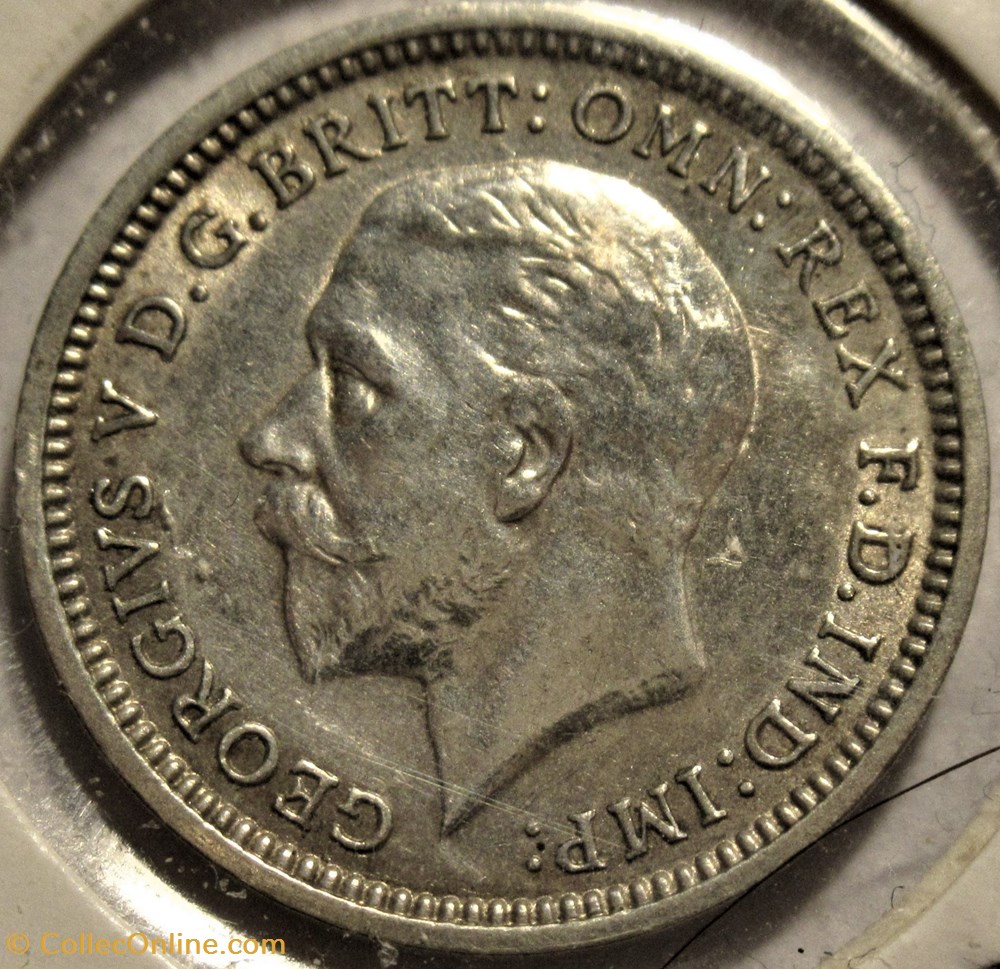 George V - 3 Pence 1936 - UK 2 monnaies monde royaume uni george v 3 pence 1936 uk