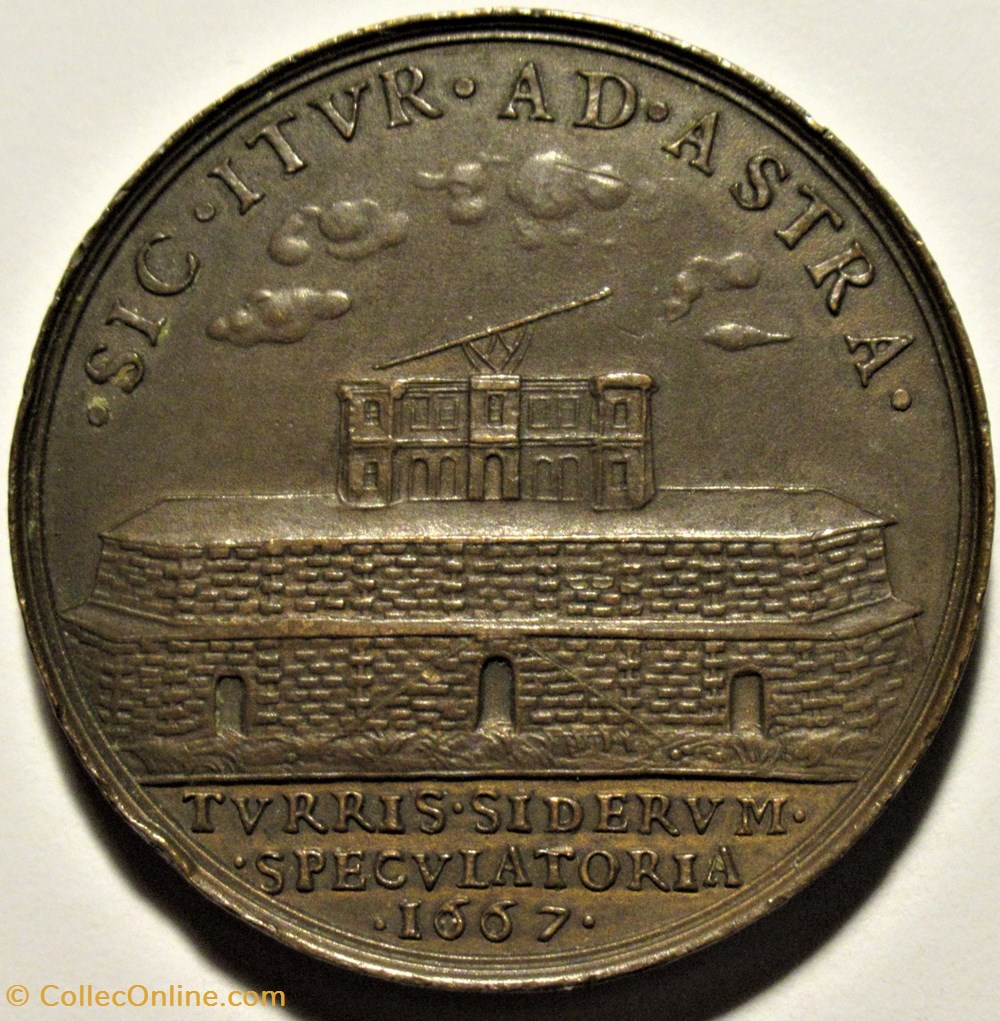 medailles france royaux noblesse louis xiv 1667 inauguration de observatoire de paris