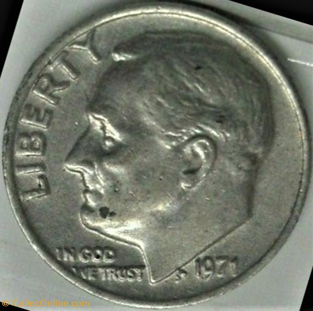 1971 Dime monnaies monde etats unis 1971 dime