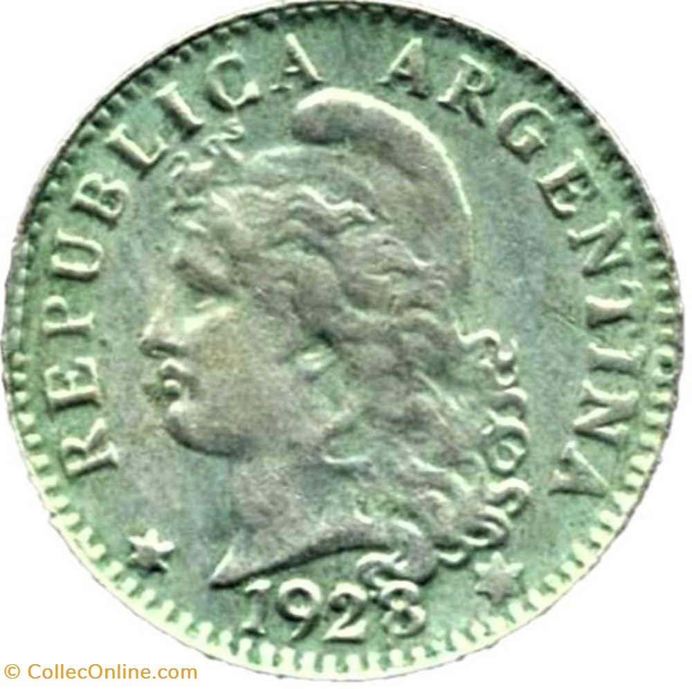 Argentina - 5 Centavos 1928 monnaies monde argentine argentina 5 centavos 1928