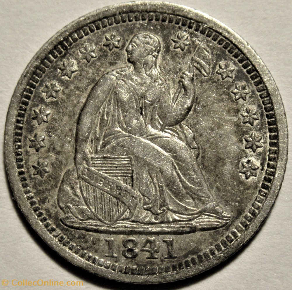 1841 Half Dime monnaies monde etats unis 1841 half dime