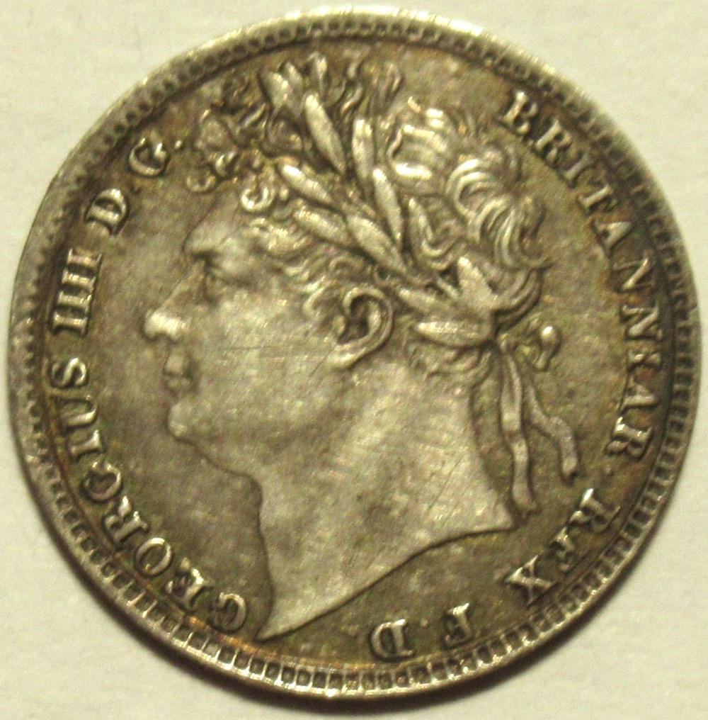 George IV - 1 Penny 1824 Maundy - Great Britain monnaies monde royaume uni george iv 1 penny 1824 maundy great britain