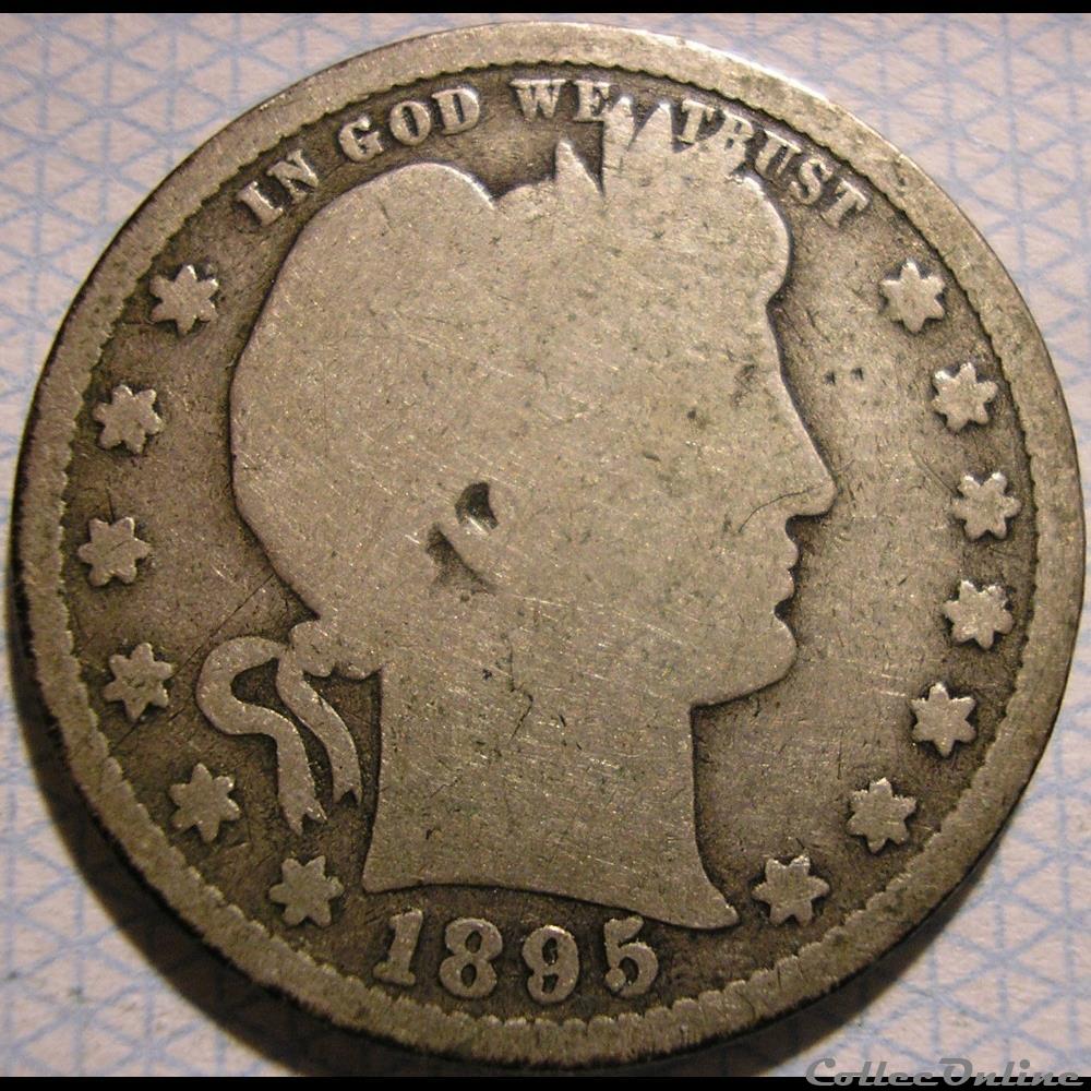 monnaie monde etat uni 1895 san francisco quarter