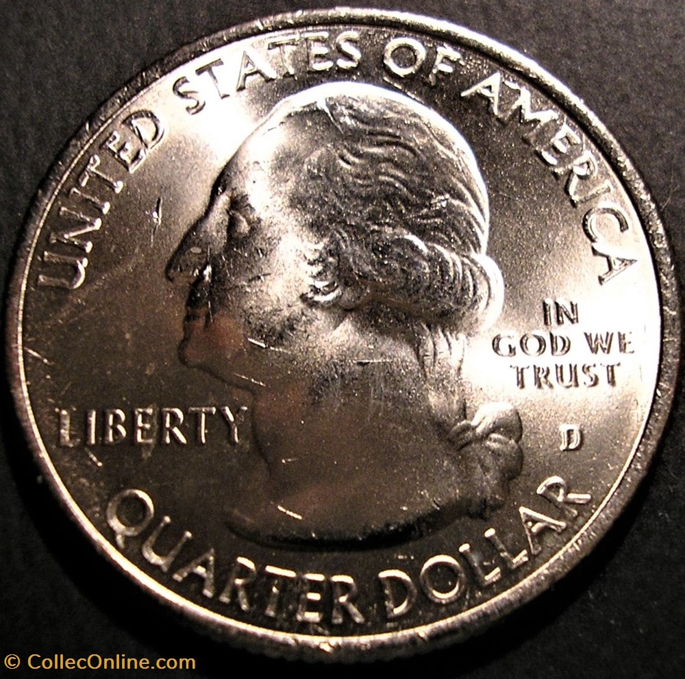 Chickasaw Area - 2011 D Quarter Dollar - Oklahoma State 2 monnaie monde etat uni chickasaw area 2011 d quarter dollar oklahoma state