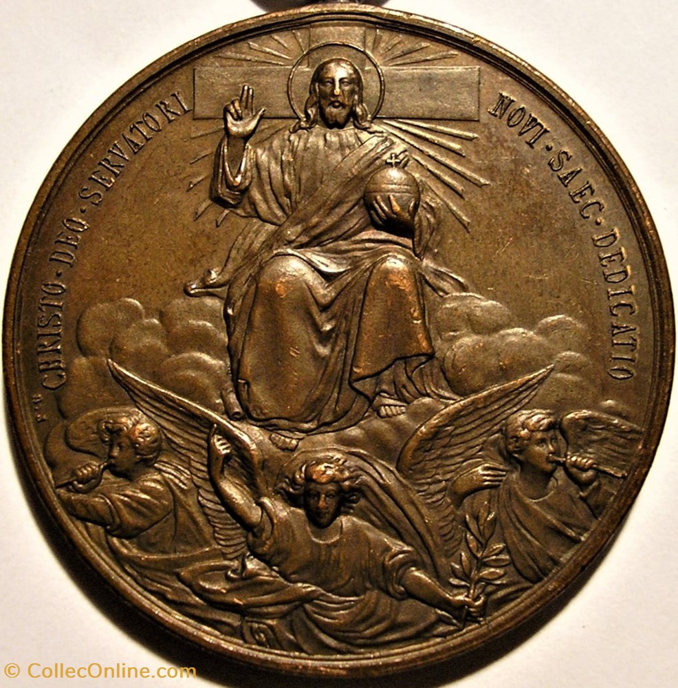 medailles etat de la cite du vatican leon xiii pope the holy year medal 1900