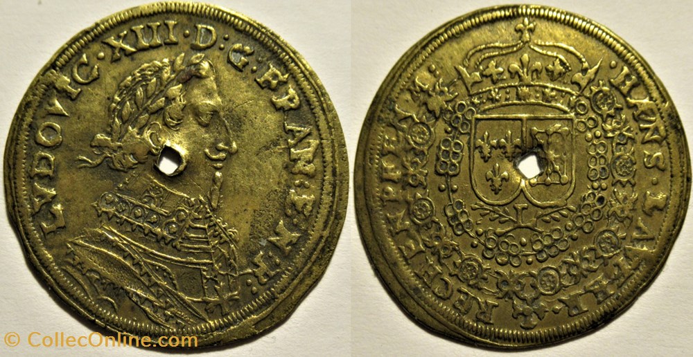 Louis XIII - c.1632 - Hans Lauffer, Rechenpfennig, Nürnberg monnaies paranumismatique jetons poids louis xiii c 1632 hans lauffer rechenpfennig nurnberg