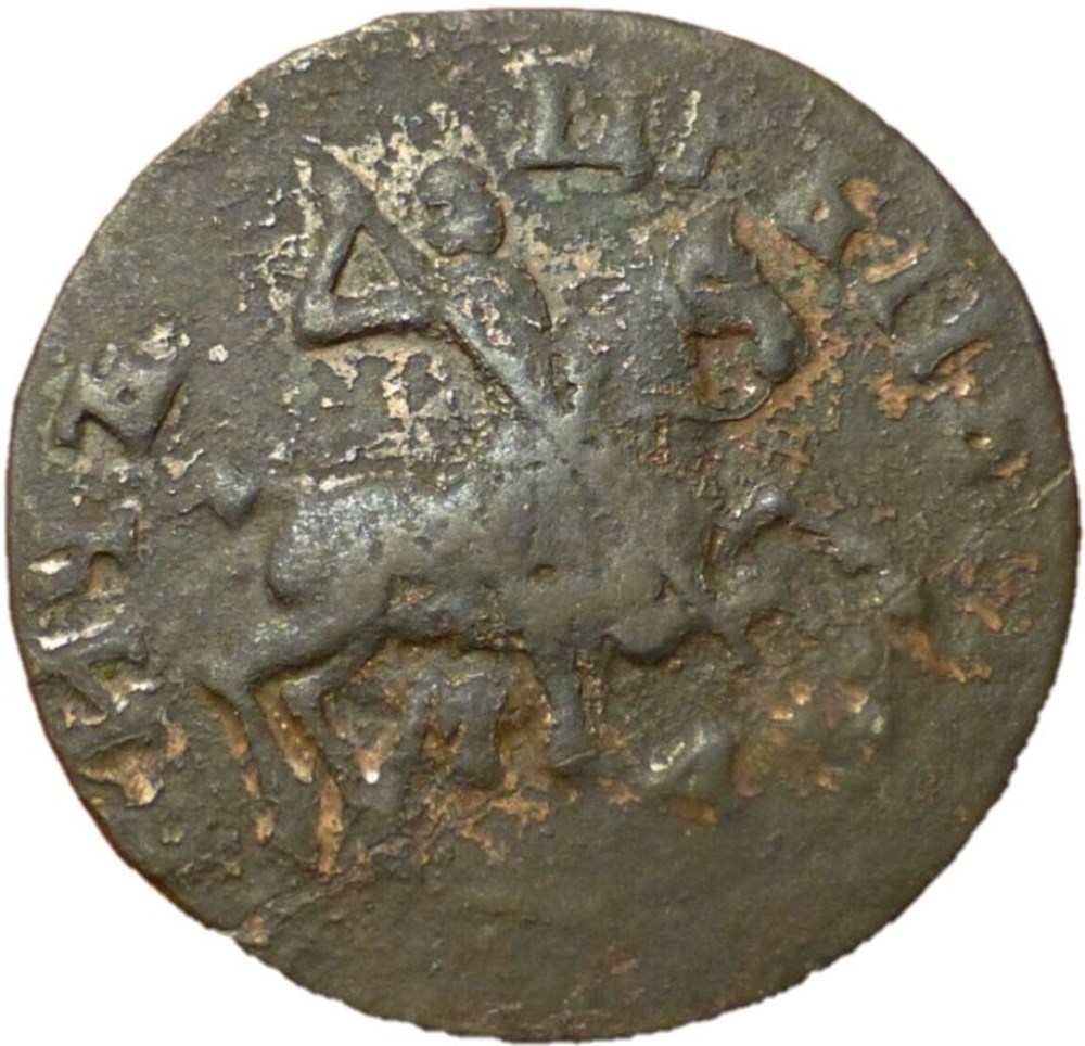Russia - Peter I - 1 Kopek 1713 monnaies europe medievale russie russia peter i 1 kopek 1713