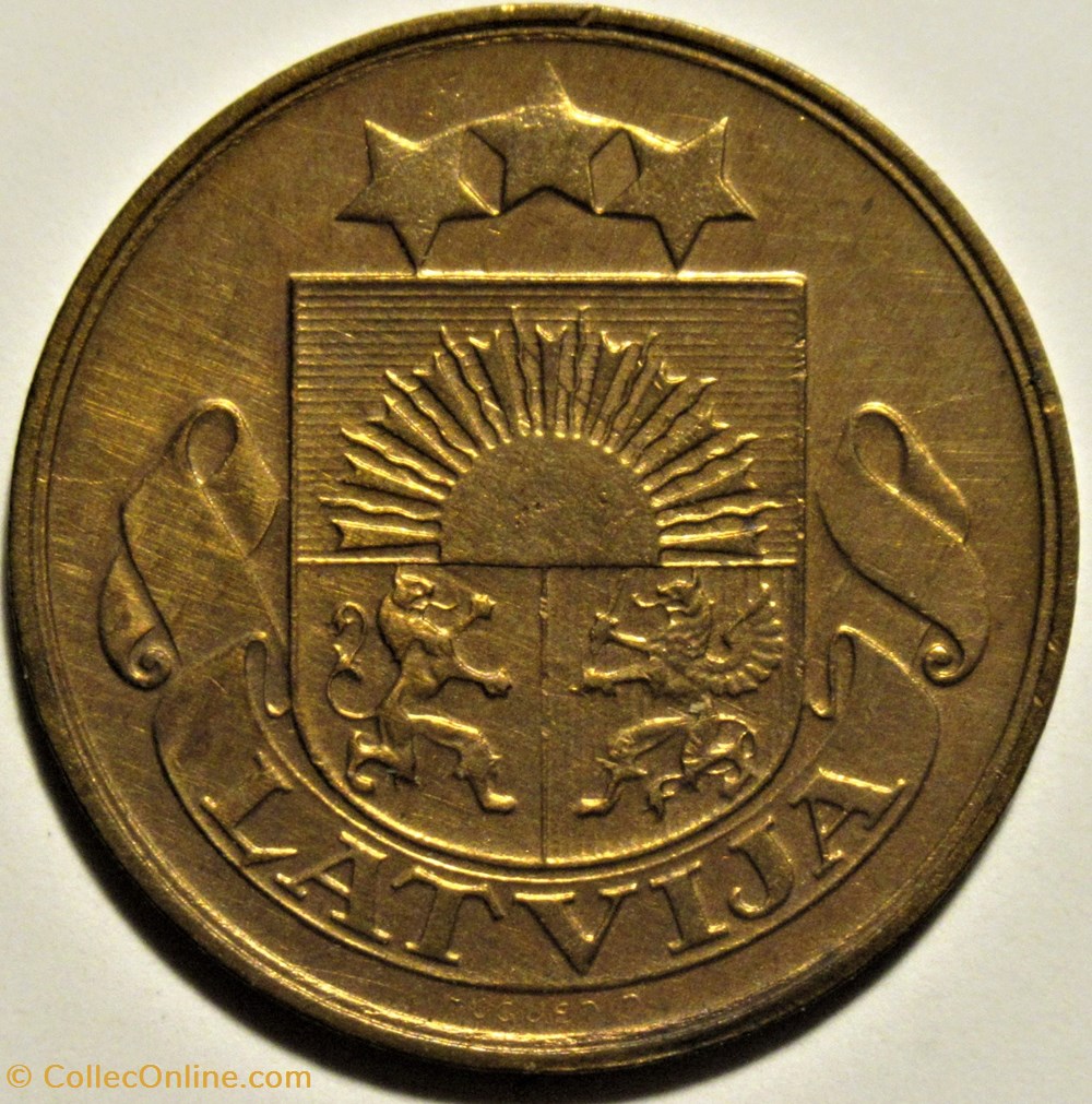 Latvia, Republic of - 2 Santimi 1922 monnaies monde lettonie latvia republic of 2 santimi 1922